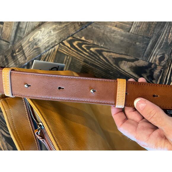 Leather Concealed Carry Shoulder Bag Purse Minimalist Classy Western Cowgirl - Picture 7 of 16